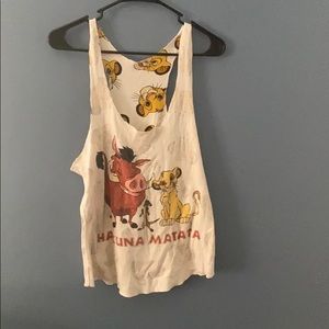Lion king tank top
